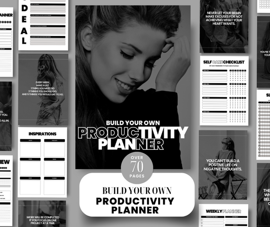 Build Your Own Productivity Planner (Digital Download Only)